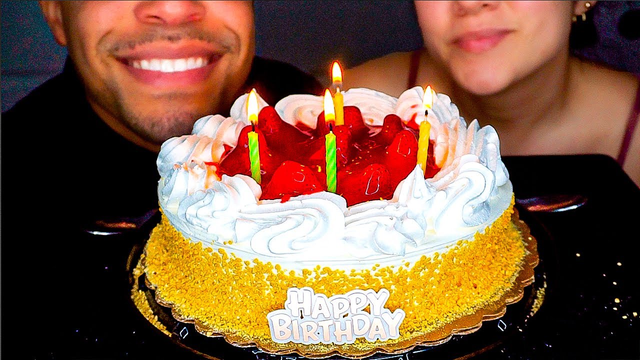 Happy Birthday Cake Jerry ASMR with Wife Eating Cake No Talking *Gone Wrong* Must Watch LOL