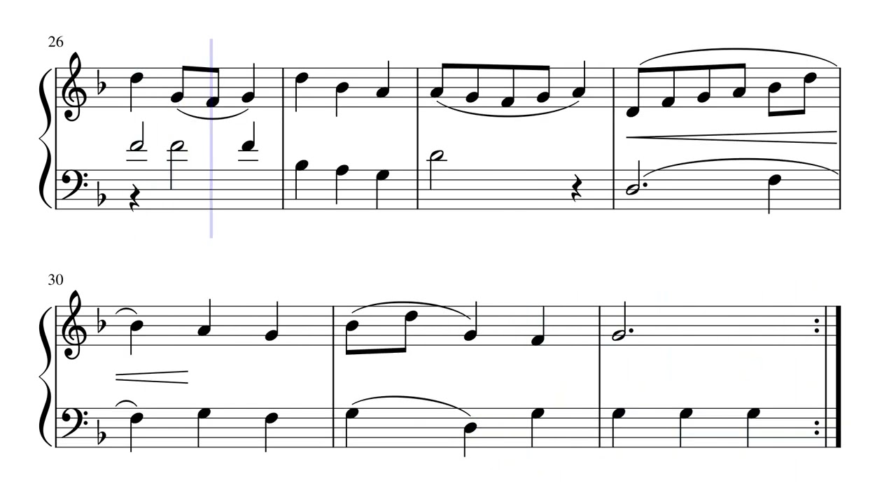 Kumoi Minuet on a Theme from the Anna Magdalena Bach Notebook
