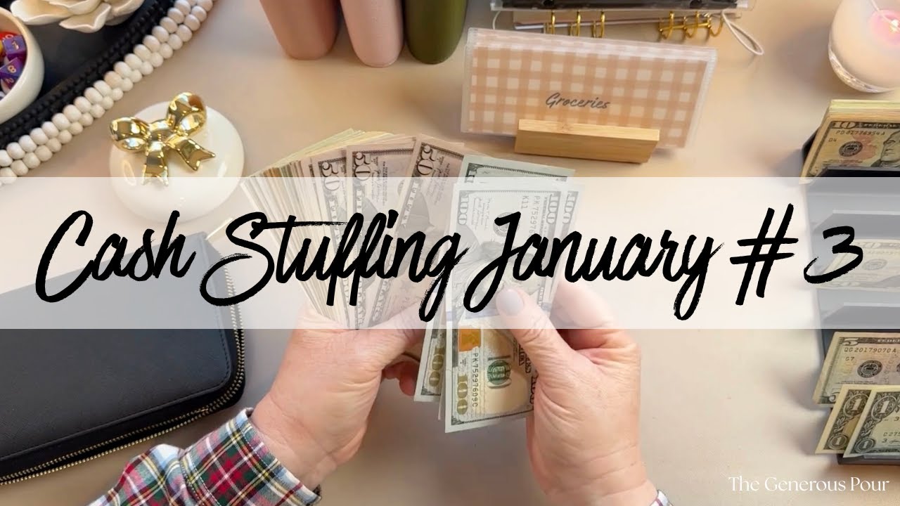 Cash Stuffing January Week #3  | Wallet Reset, Sinking Funds & Moving Leftovers to Savings