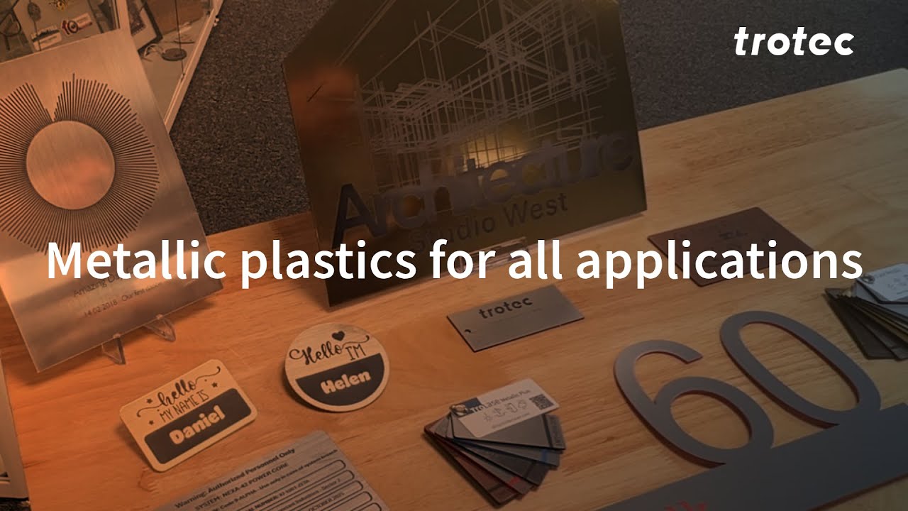 TroLase Metallic and Metallic Plus Overview | Trotec Materials
