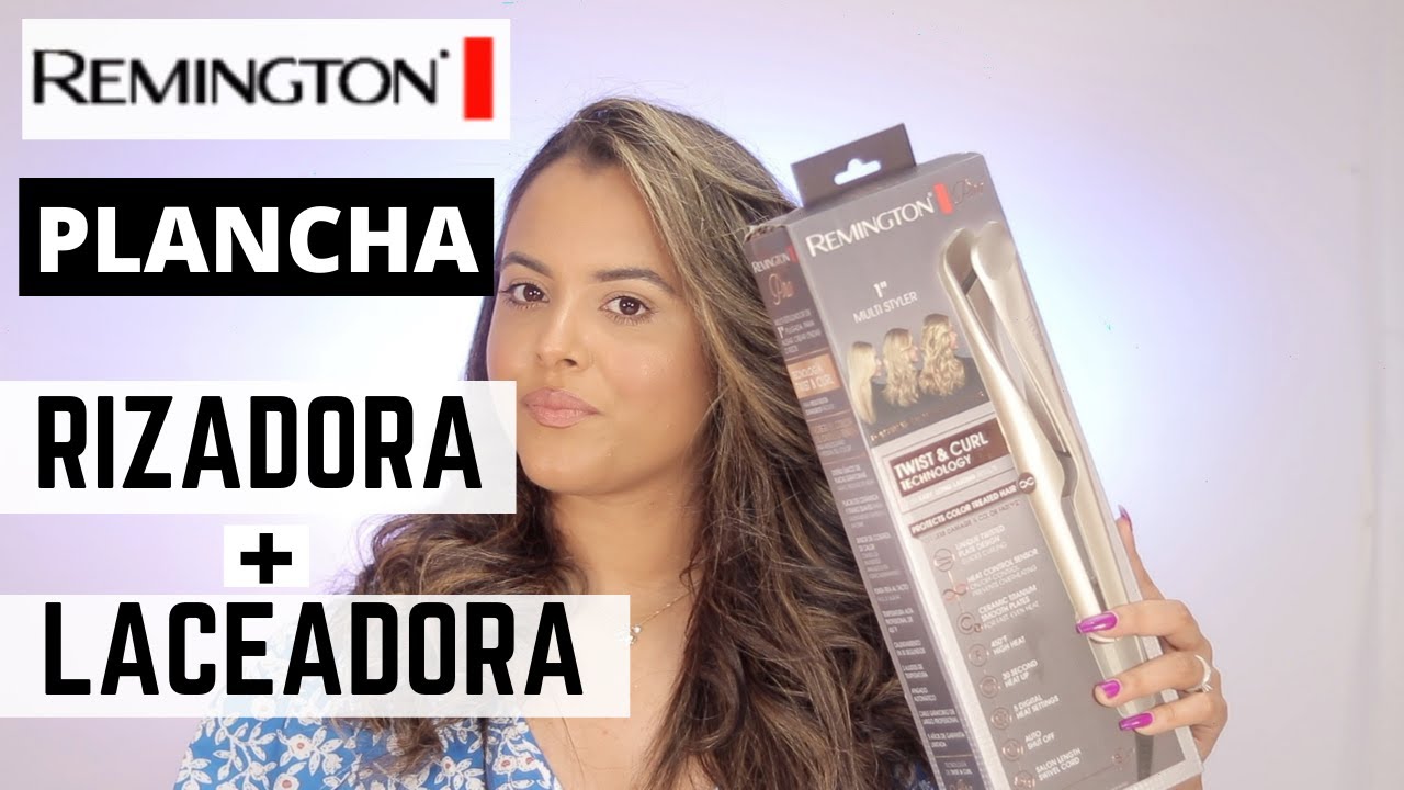 ¿Funciona la plancha Remington para rizos y liso? ¡Mira mi prueba!