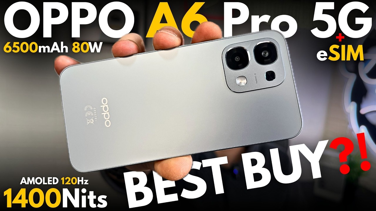 OPPO A6 Pro 5G Recensione 🔥 BEST BUY sotto 250€?! eSIM • AMOLED 120Hz • 6500mAh • IP69