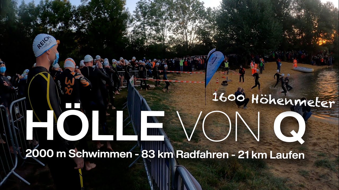 Hölle von Q 2020 Mitteldistanz-Triathlon mit 1600 Hm - Tolle Veranstaltung! Mein Rennbericht #iqvlog