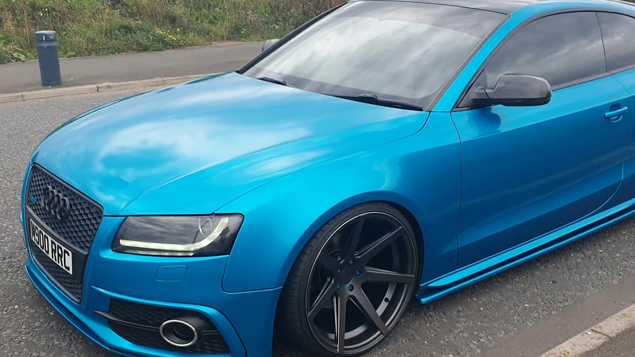 Audi A5 2.0tdi SUPER LOUD exhaust  :o  Rohana rc7 wheels