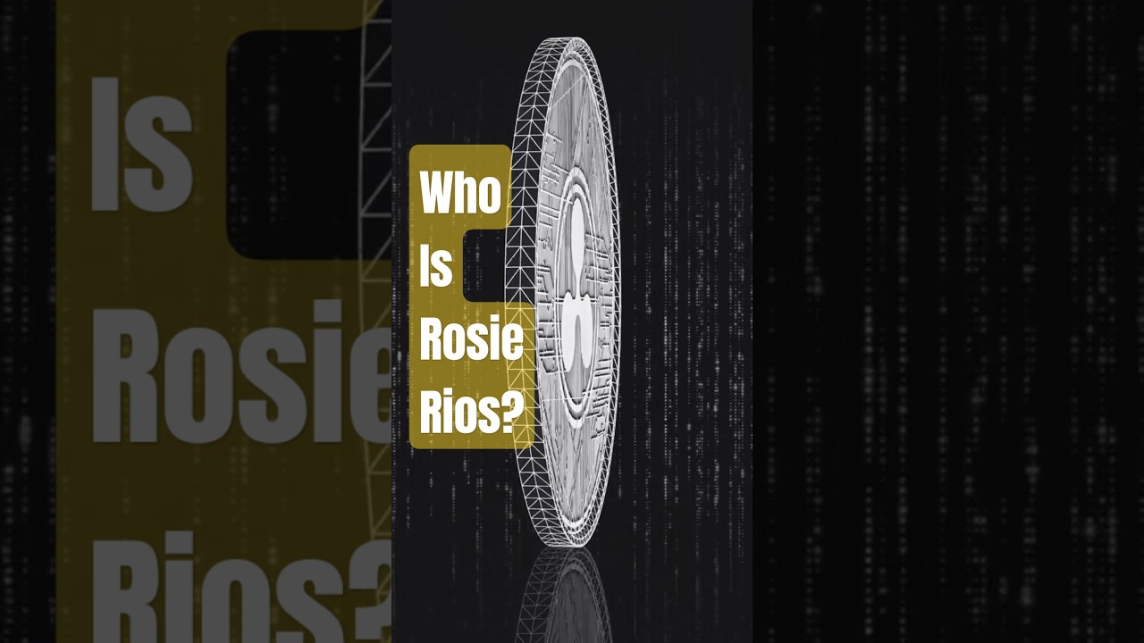 Rosie Rios: why what she says matters. #cryptocurrency #xrp