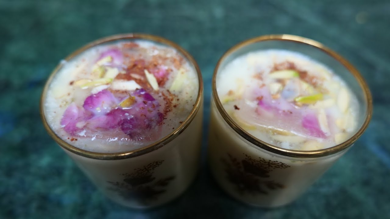 Zafrani Milk Shake By Cooking With Renu Bala