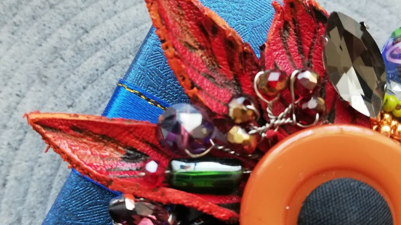 Фантазийная брошь. Процесс изготовления.