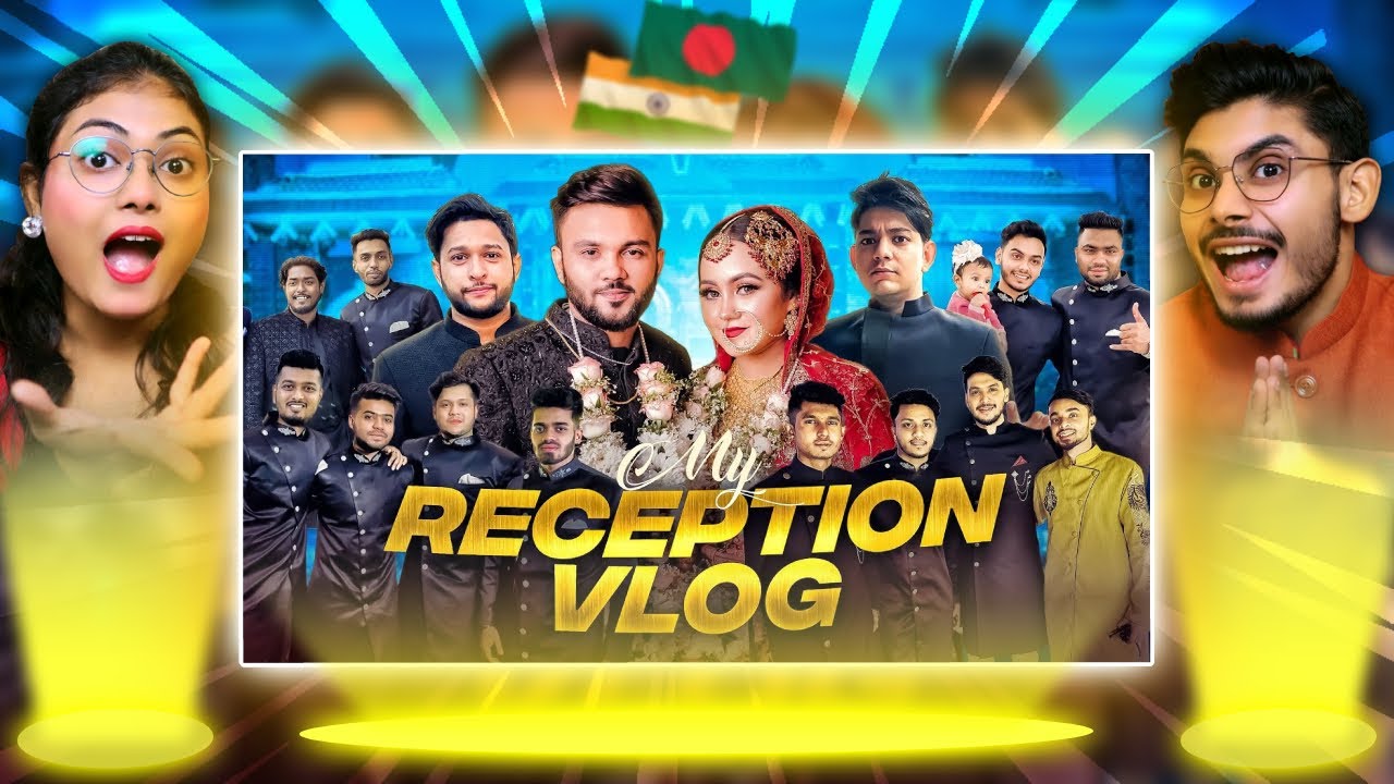 Indian Reaction in My Reception Vlog | বিয়ে করে ফেল্লাম । Manzia Fimu | Rs Fahim Chowdhury