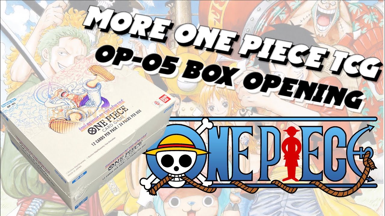 One Piece - Awakening of the New Era OP-05 TCG box opening!