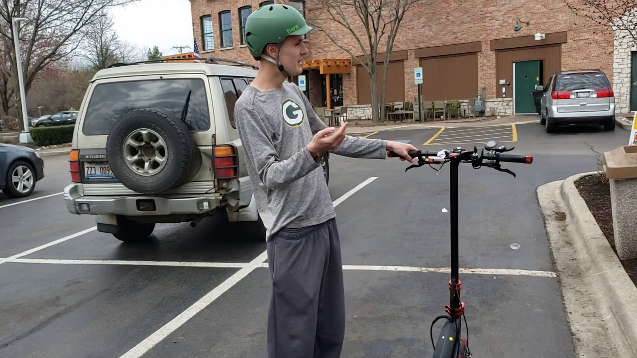 Trying to order McDonald's on a scooter
