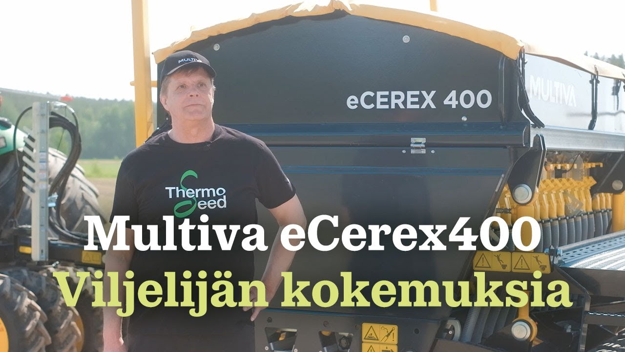 Kokemuksia Multiva eCerex400 -kylvölannoittimesta