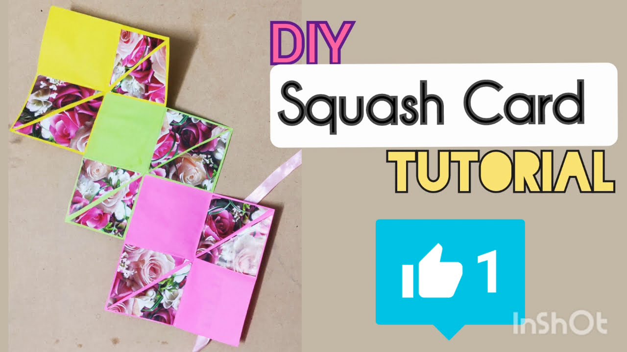 DIY Squash Card Tutorial | Scrapbook Cards