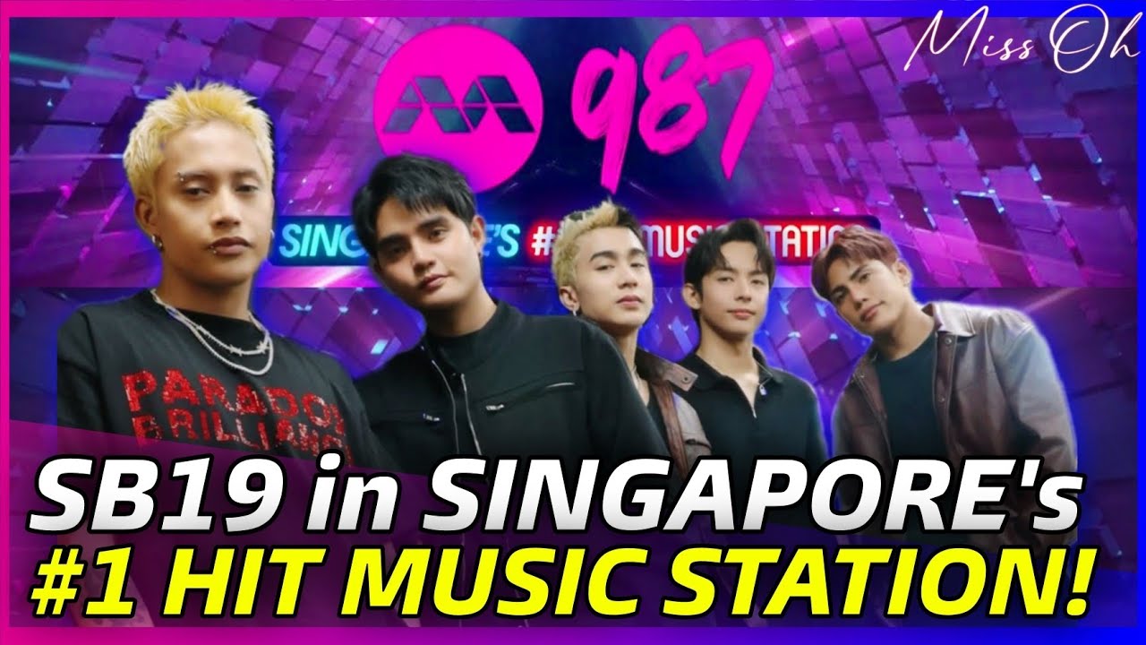 SB19 LIVE INTERVIEW in SINGAPORE's #1 Hit Music Station Mediacorp 987!