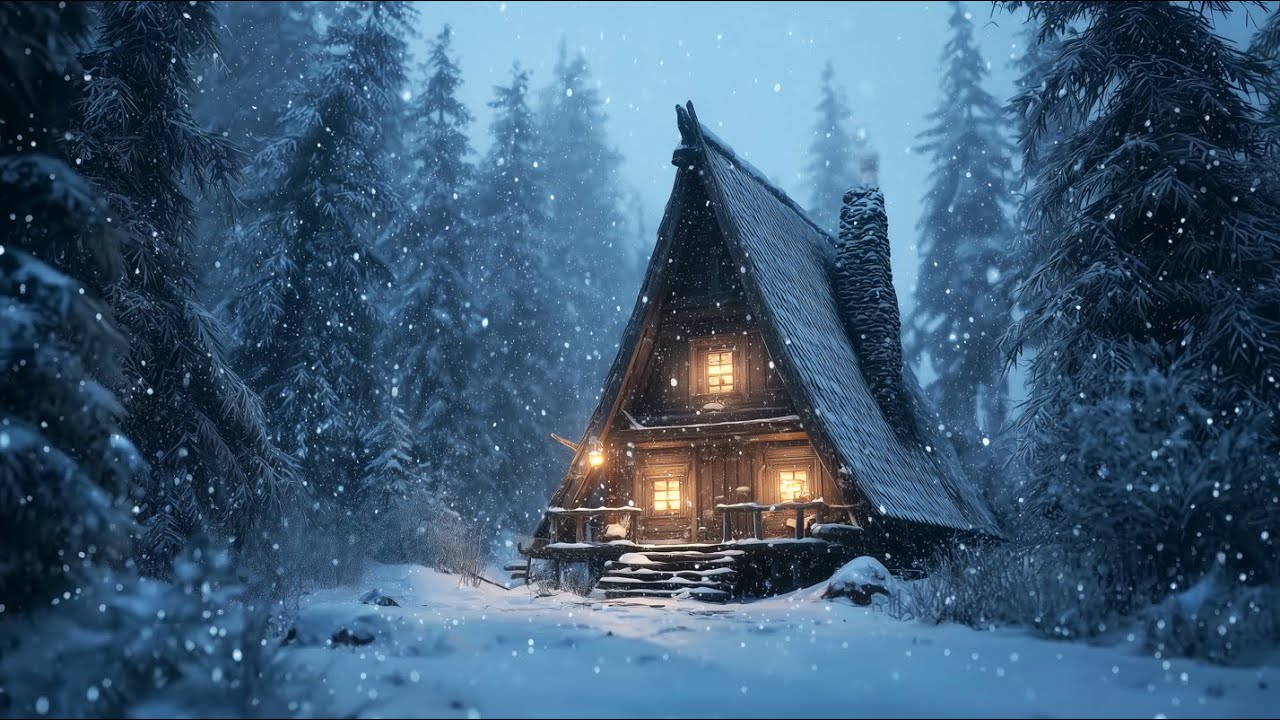 Snowfall Serenity:Celtic Tunes for a Cozy Winter Night-Relaxing Celtic Medieval Music for Deep Sleep