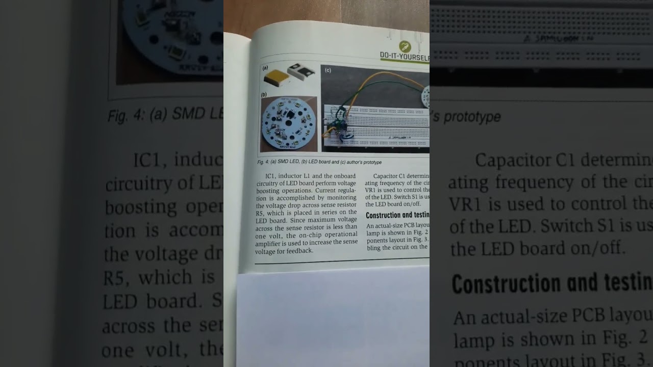 BATTERY-POWERED NIGHT LAMP Using an Old LED Bulb