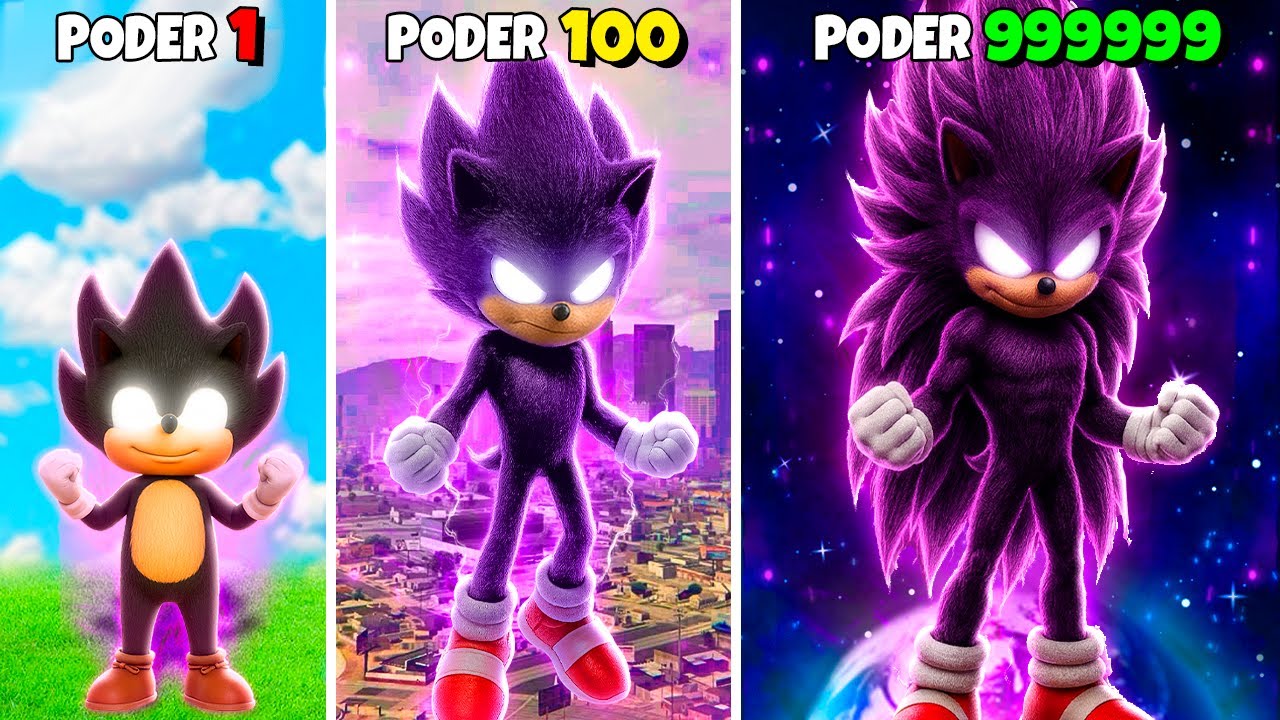Mejorando a DARK SONIC en GTA 5 !! (Sonic Movie mod)