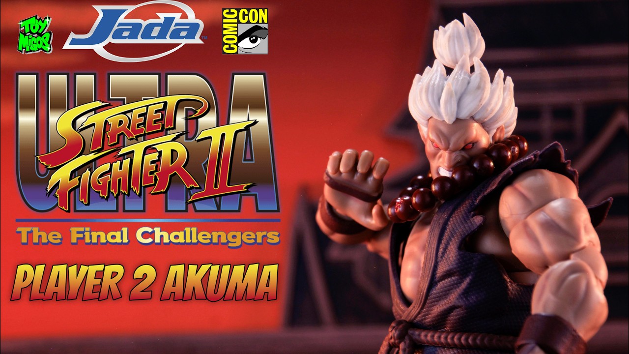 Ранний обзор Jada Toys SDCC Player 2 Akuma!!