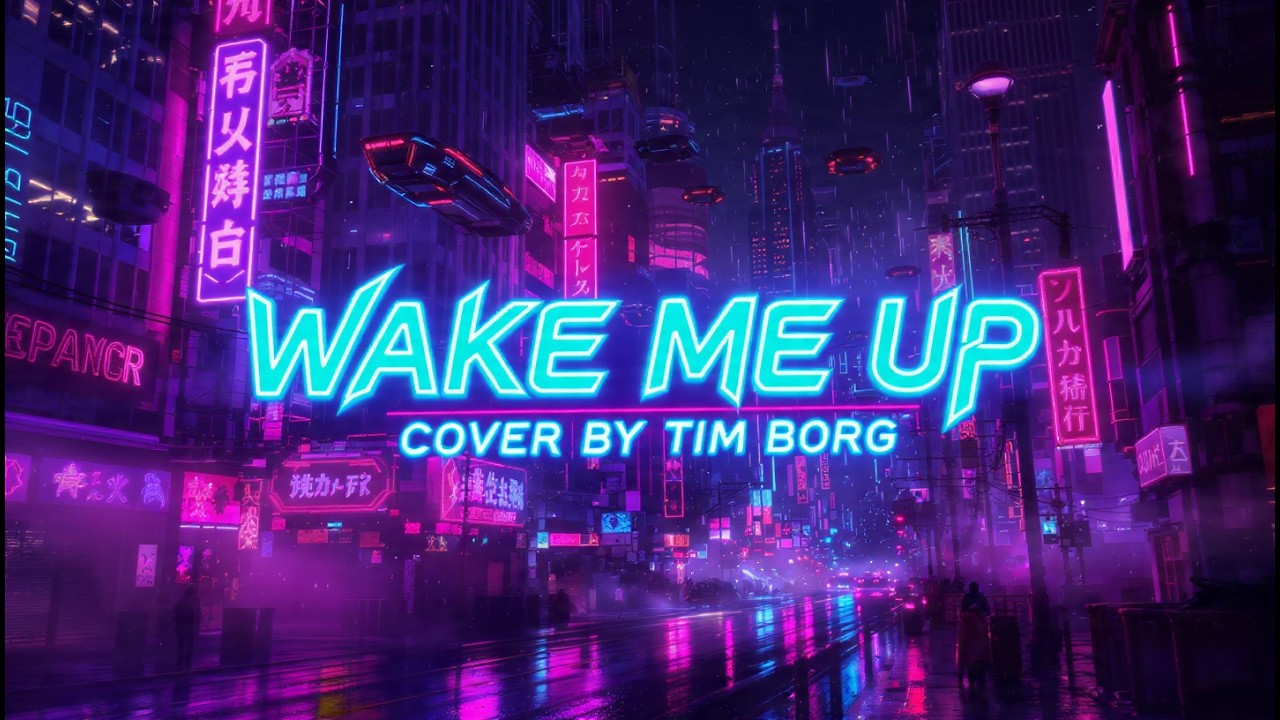 Wake Me Up (Avicii Cover) - Synthwave - Full Music Video - Tim Borg