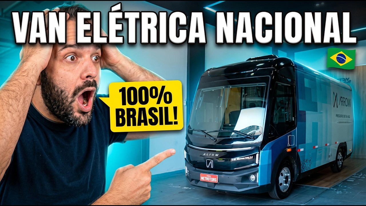 ENCONTRAMOS A VAN ELÉTRICA 100% NACIONAL!