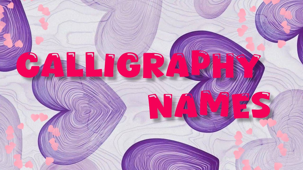 Calligraphy names of my subscriber 🌷🧿🙌
