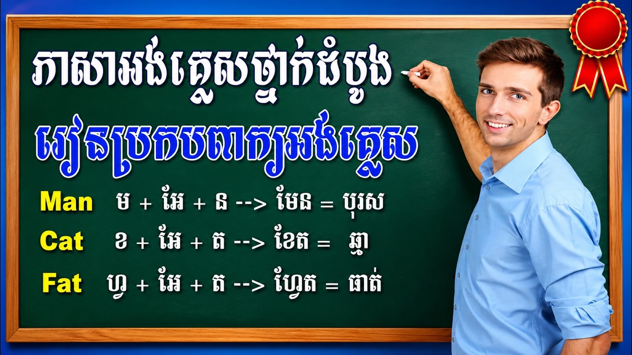 របៀបអានពាក្យអង់គ្លេស How to Read English Words