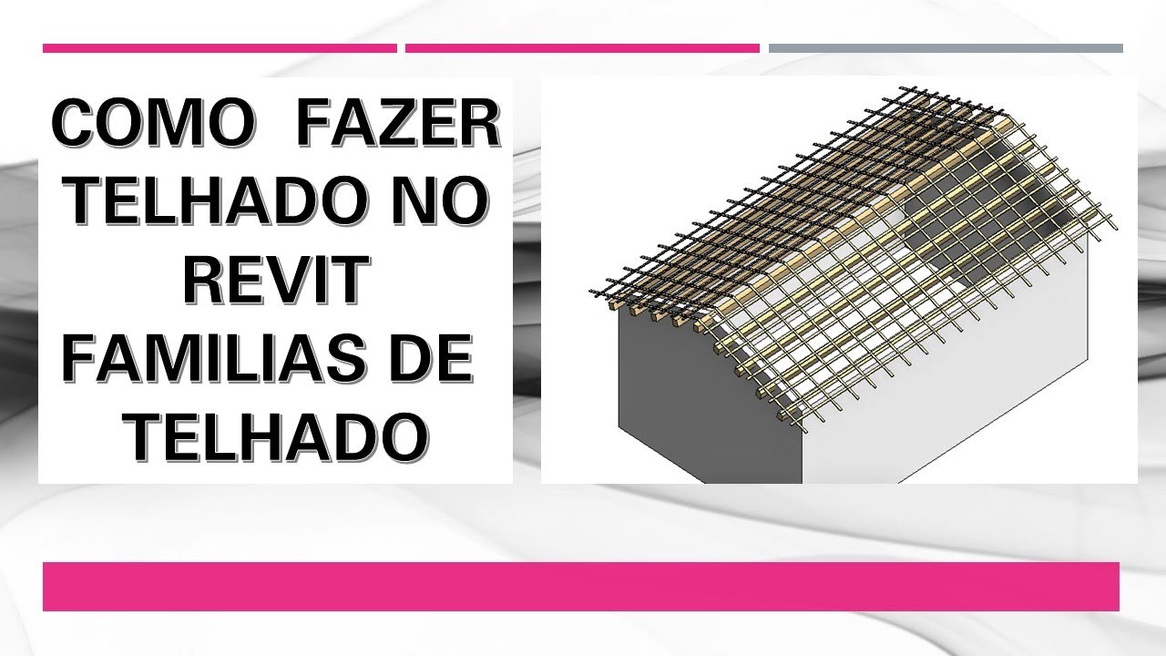 Telhado no revit familias de telhado