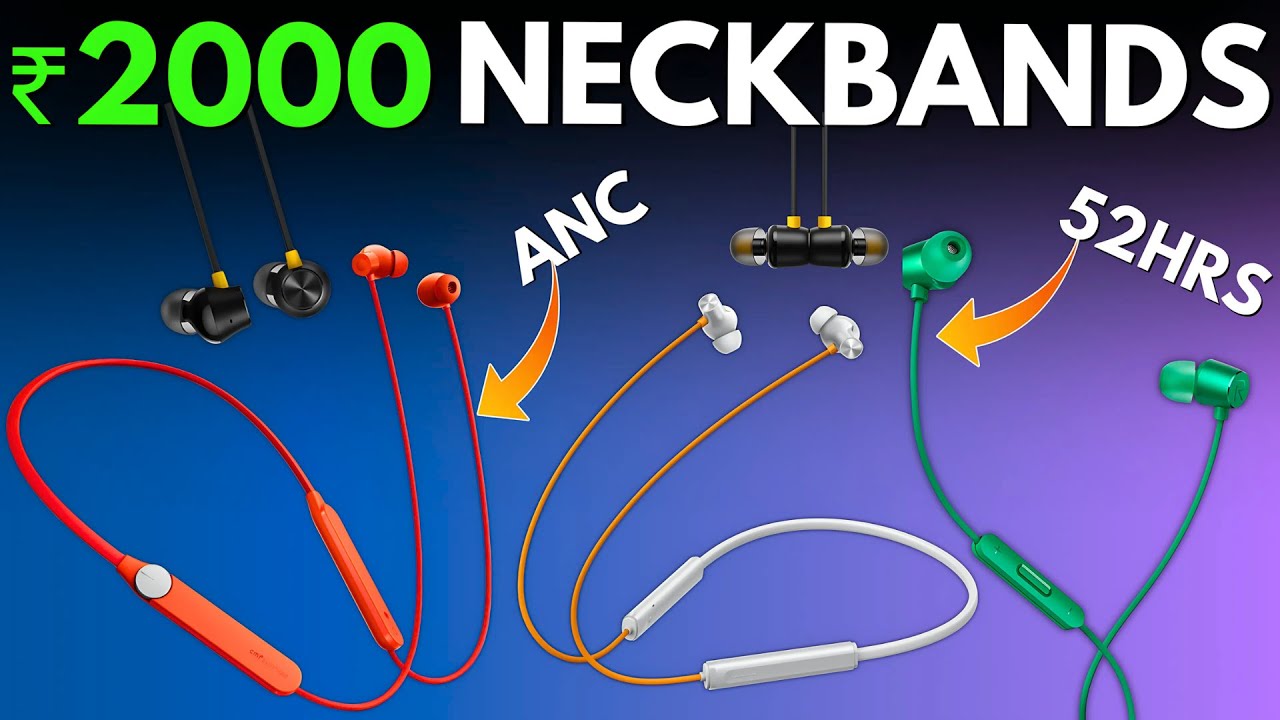 Top 5 Best Neckband Under ₹2000 in 2025 🔥 Bluetooth Earphones under 2000 🔥 Best Neckband Under 2000