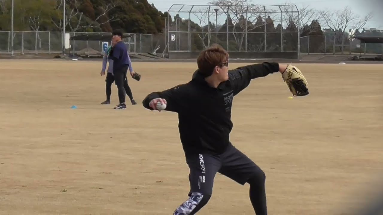 【プロ野球】26.1.31　オリックス　キャンプ　選手合同自主トレ終了　『投手　キャッチボール③』