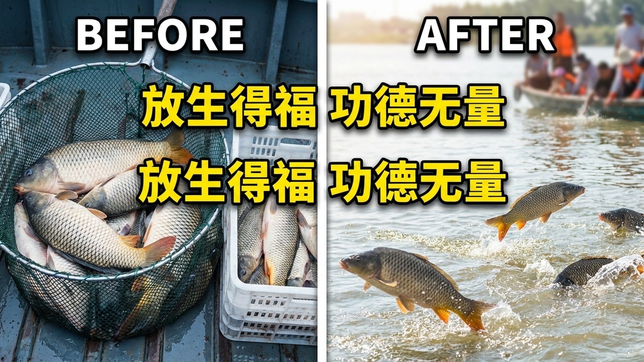 預約重生，一場充滿慈悲的放生儀式