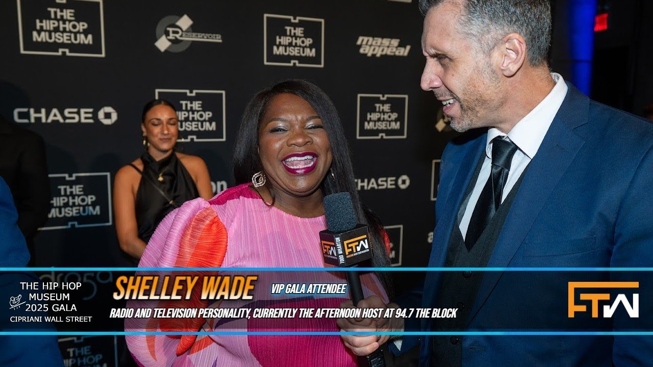 Todd interviews 94.7 The Block, Shelley Wade I The Hip Hop Museum 2025 Gala I Cipriani Wall St I NYC