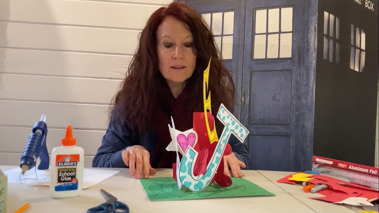 Maxtivity: Stop, Drop & Art! Letter Sculpture