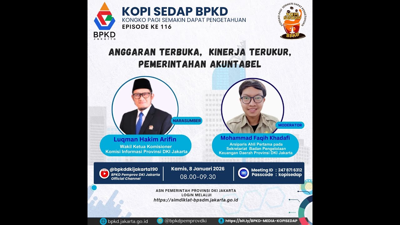 Anggaran Terbuka, Kinerja Terukur, Pemerintahan Akuntabel