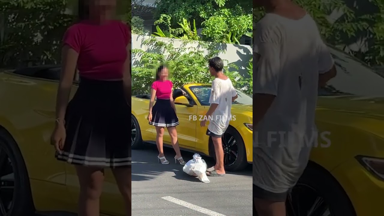 gembel sultan mau ambil mobil minggir donk