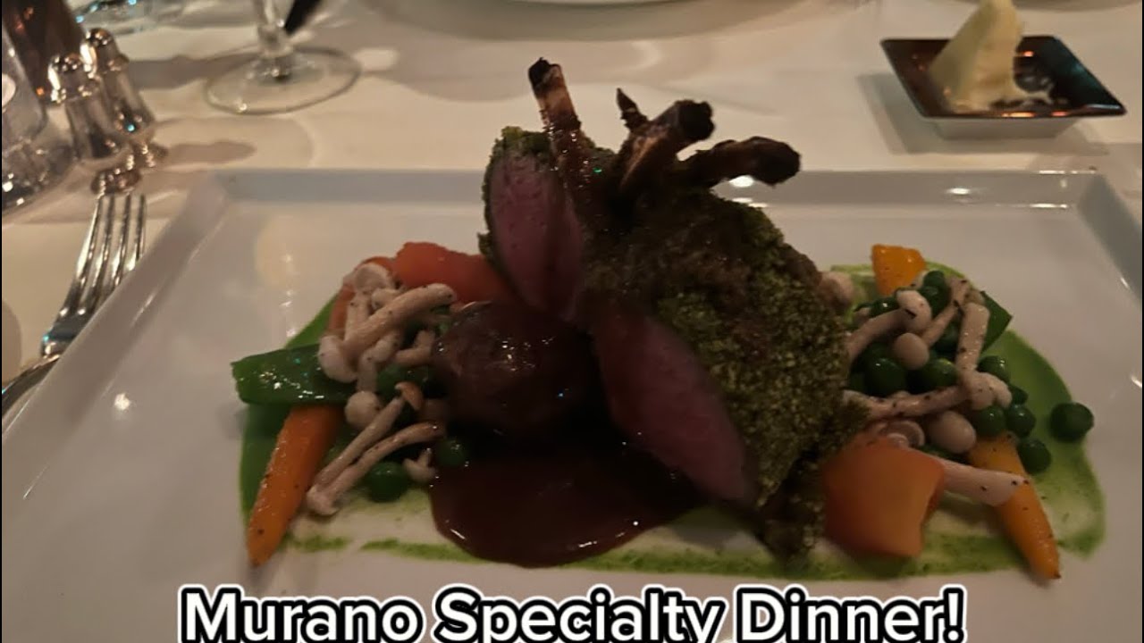 Celebrity Solstice! Murano specialty Dinner!