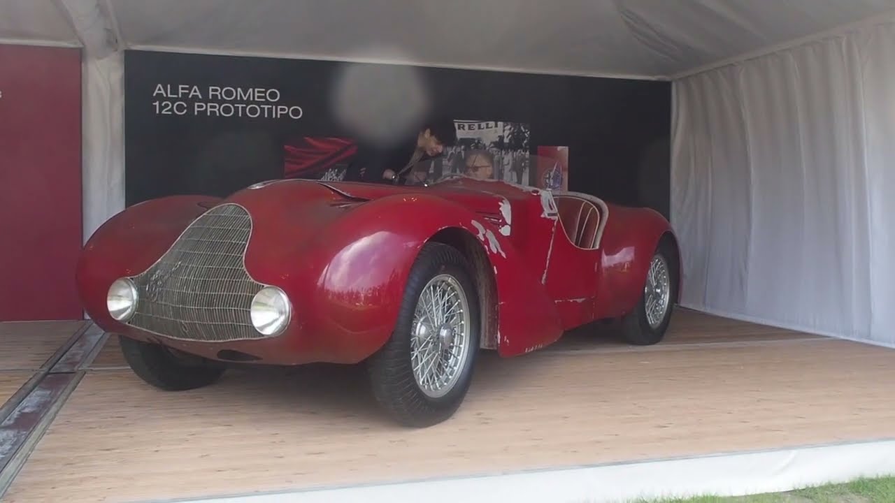 Alfa Romeo 12C Prorotipo revving - loud V12 sounds