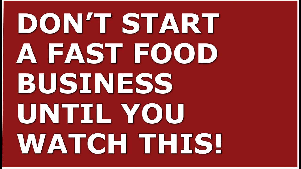How to Start a Fast Food Business | Free Fast Food Business Plan Template Included
