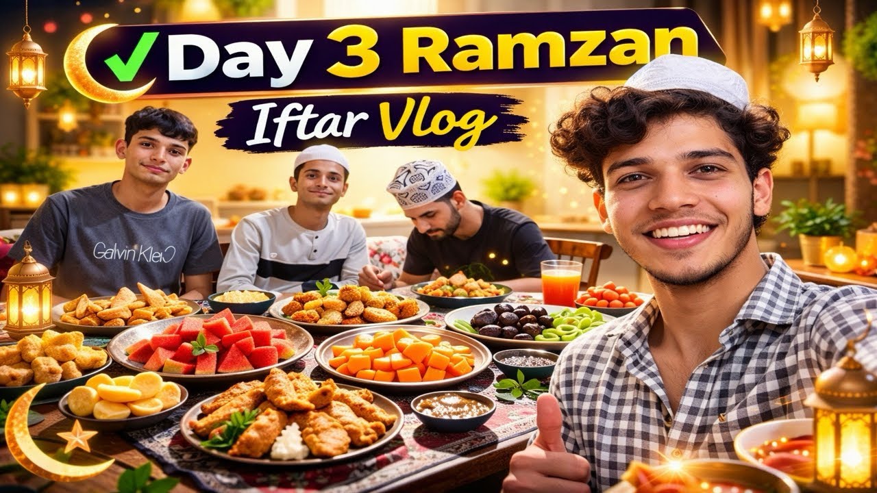 Day 3 in Ramadan Daly vlog 🌒🌇🫶🏻🎊