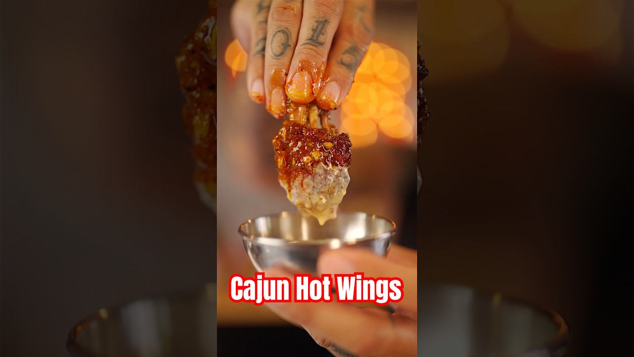 Cajun Hot Wings #chickenrecipe #chickenwings #hotwings #tftibbq #bbqrecipes #smokedwings