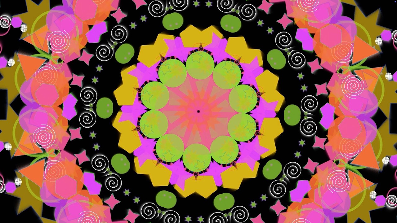 Mesmerizing 4K Kaleidoscope TV Art Loop | Trippy OLED Screensaver & Geometric Visuals for Relaxation