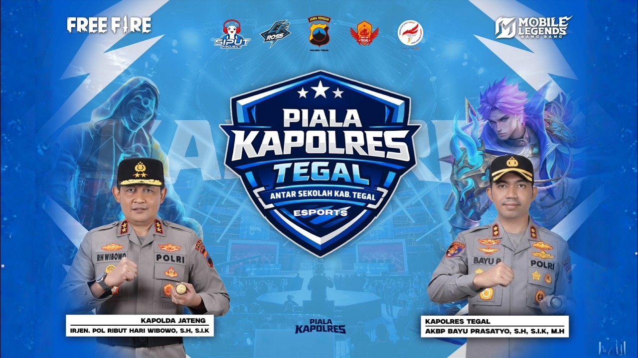 PIALA KAPOLRES TEGAL ANTAR SEKOLAH KAB.TEGAL