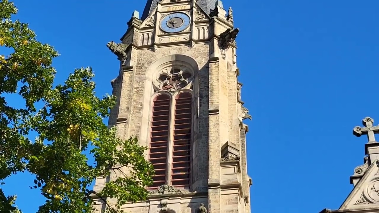 Christuskirche  Heidelberg  Läuten zum Sonntagsgottesdienst (Aktueller Zustand)