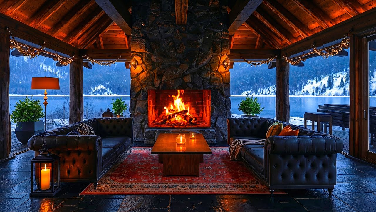 Luxury Winter Cabin in Aspen, Colorado - Crackling Fireplace & Blizzard