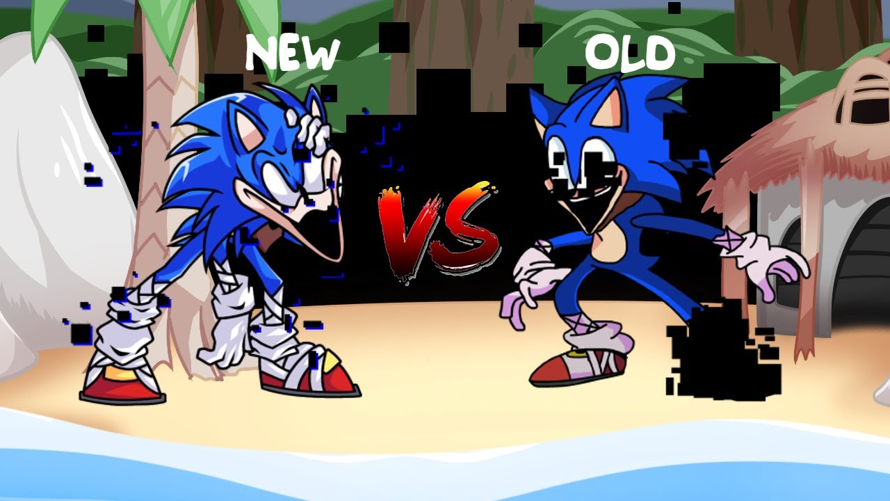 FNF VS Sonic Corrupted Generations | Pibby Sonic | Green Hills - OLD vs NEW