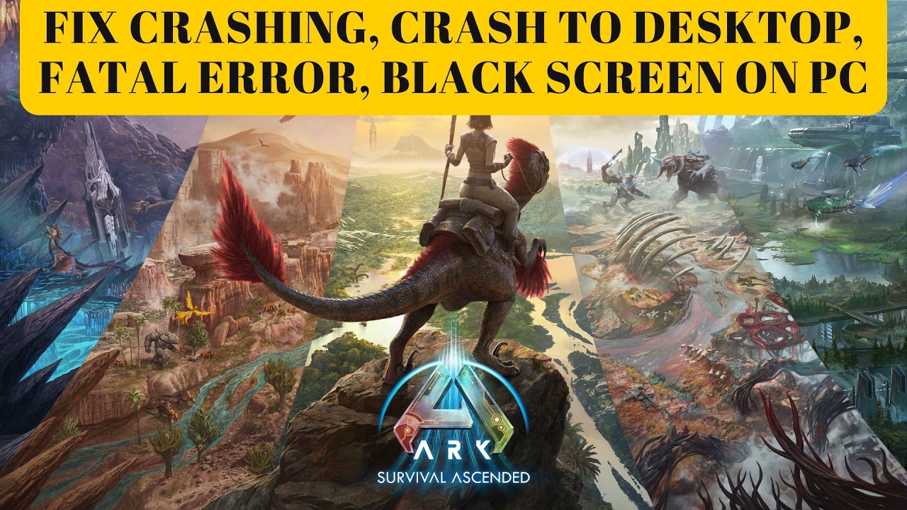 Как исправить сбои в ARK: Survival Ascended, вылеты при запуске, фатальную ошибку, черный экран н...