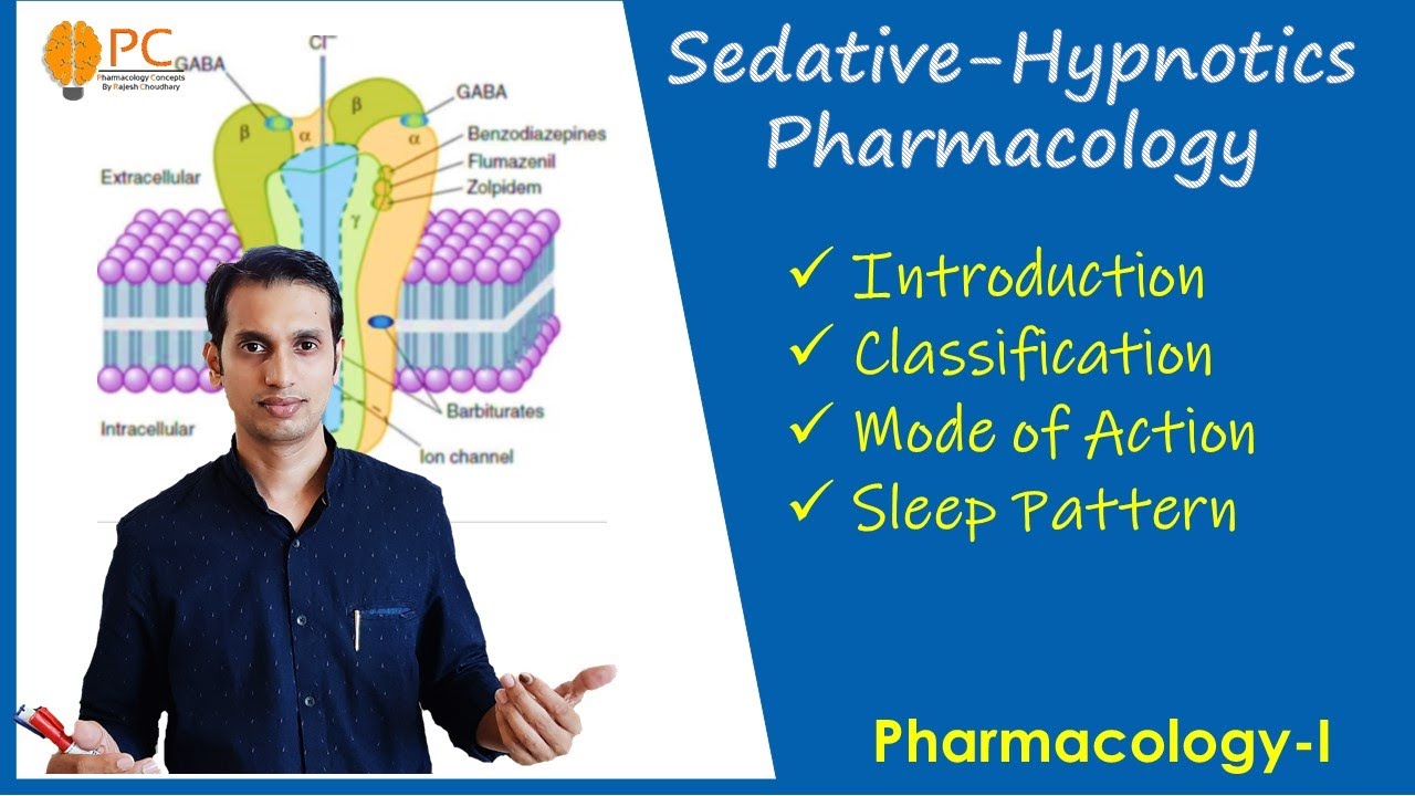 Sedative and Hypnotics Pharmacology (part 1): Classification, Mode of Action and REM & NREM Sleep