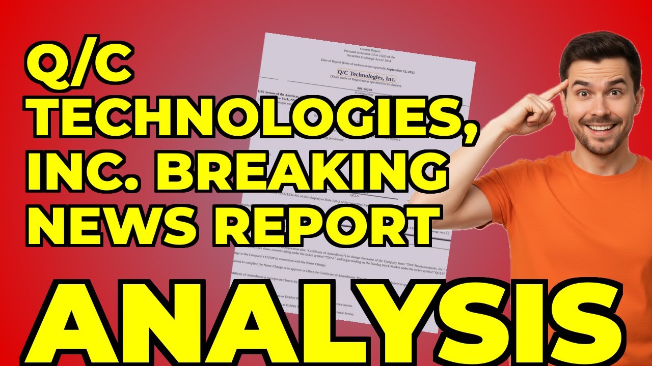 My Key Insight on Q/C Technologies' (TNF Pharma) Name Change