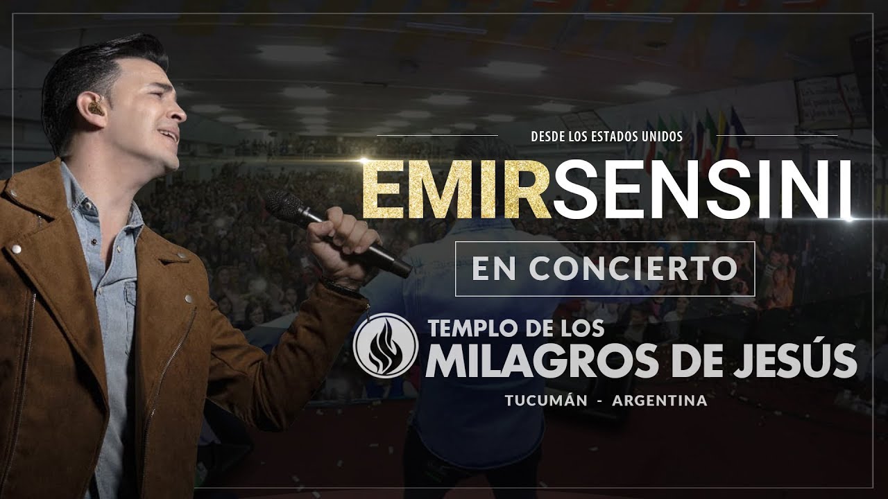 Emir Sensini en Concierto | Templo de los Milagros de Jesús