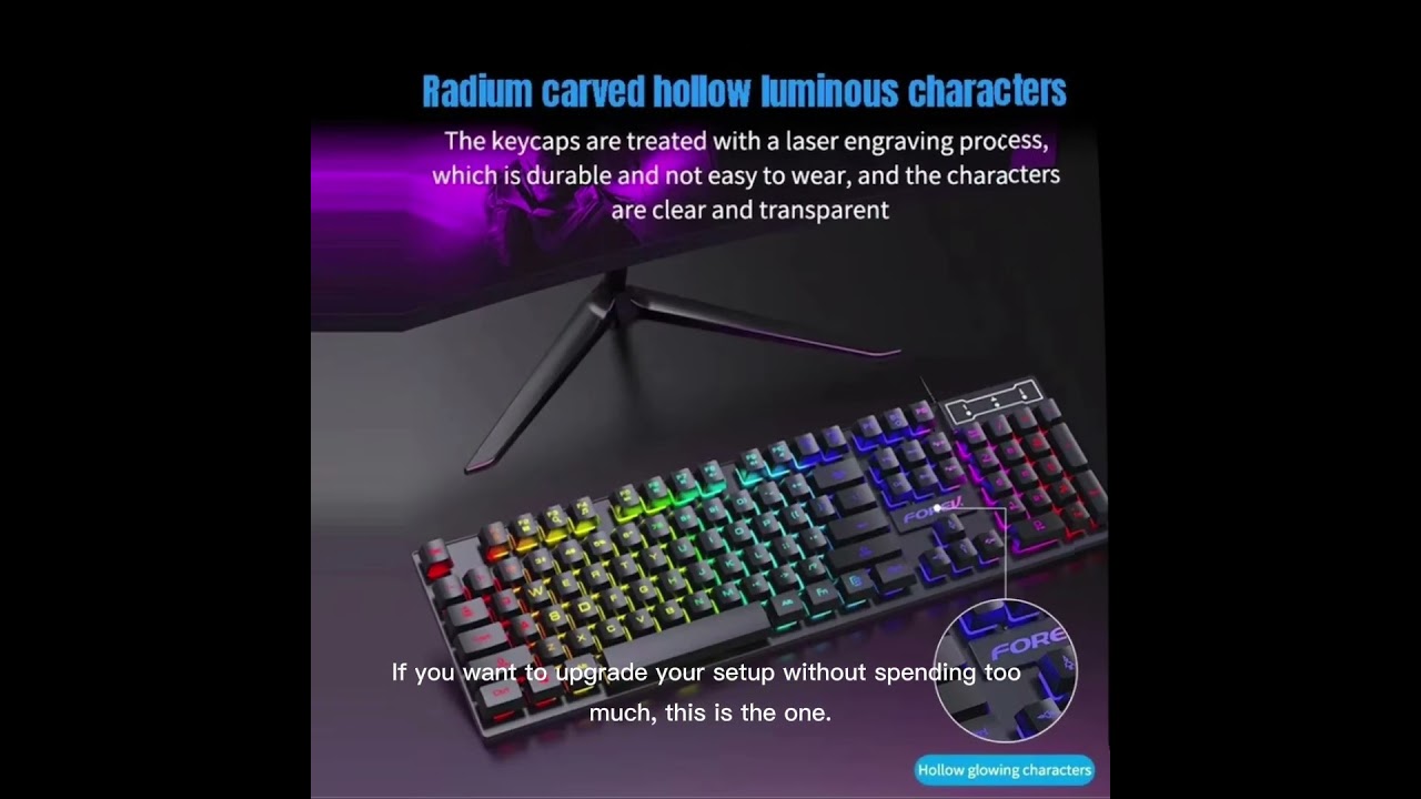 RGB Mechanical Gaming Keyboard & Mouse Set | Best Budget Gaming Combo 2026 🔥