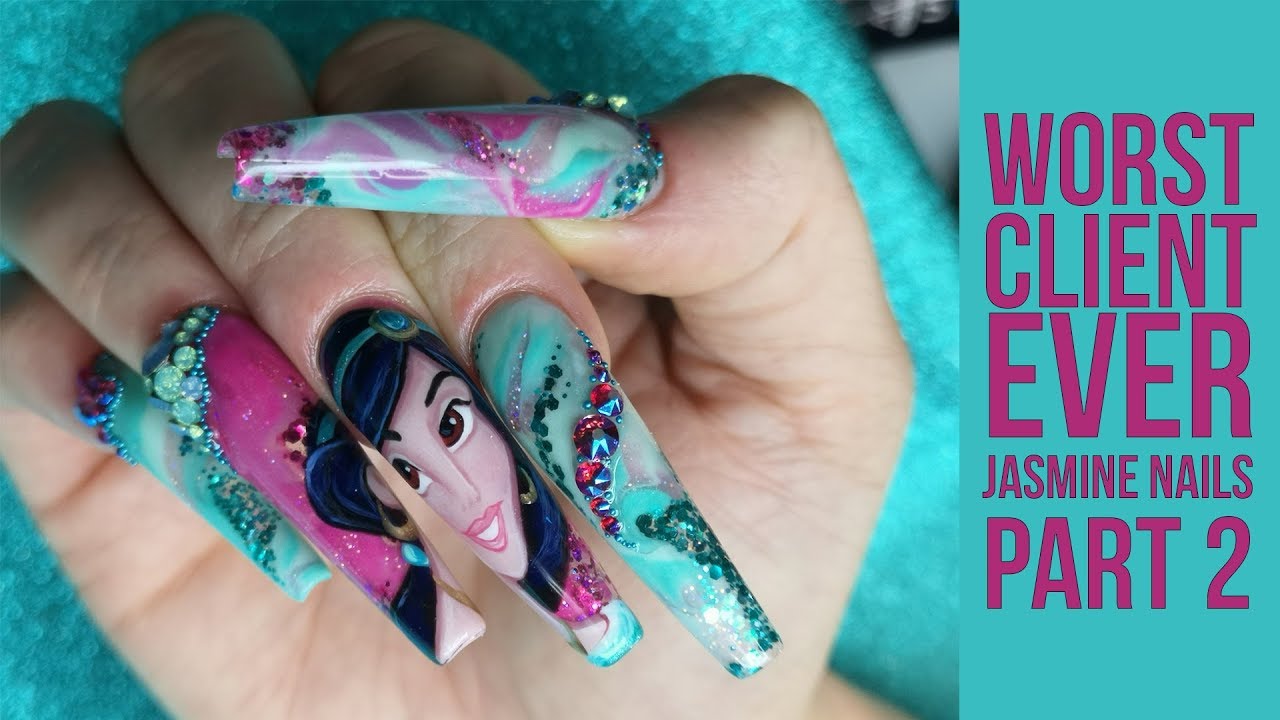 Ногти в стиле «Аладдина» для худшего клиента. Часть 2