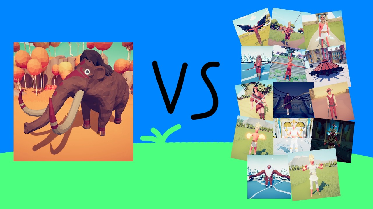 Mammoth VS Strongest Unit of each Category | TABS